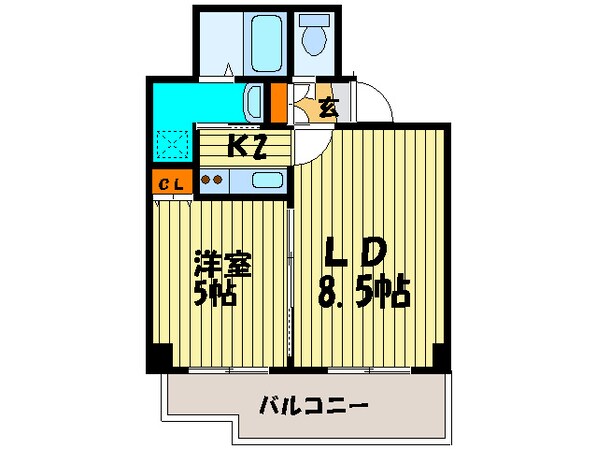 Treasure Court Aの物件間取画像